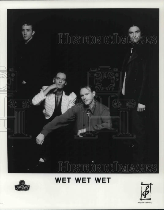 Press Photo Wet Wet Wet Music Group - Historic Images