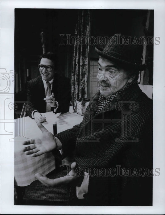 1973 Press Photo Lewis Stadlen and Sam Levene in The Sunshine Boys - Historic Images