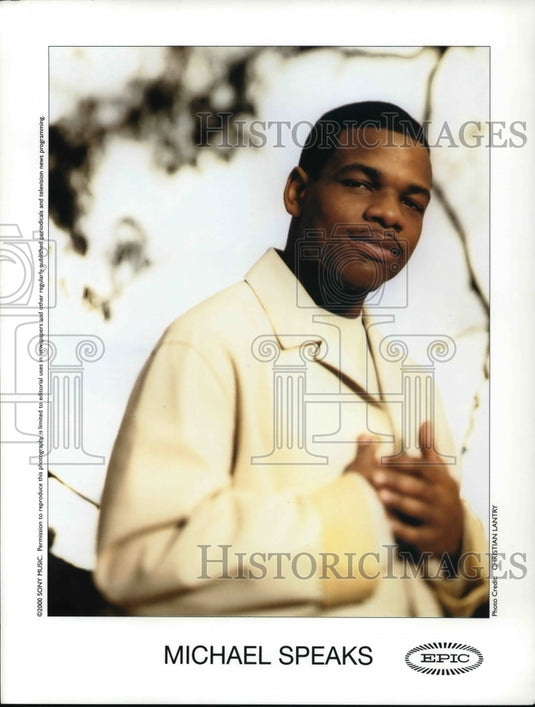 Press Photo Michael Speaks - Historic Images