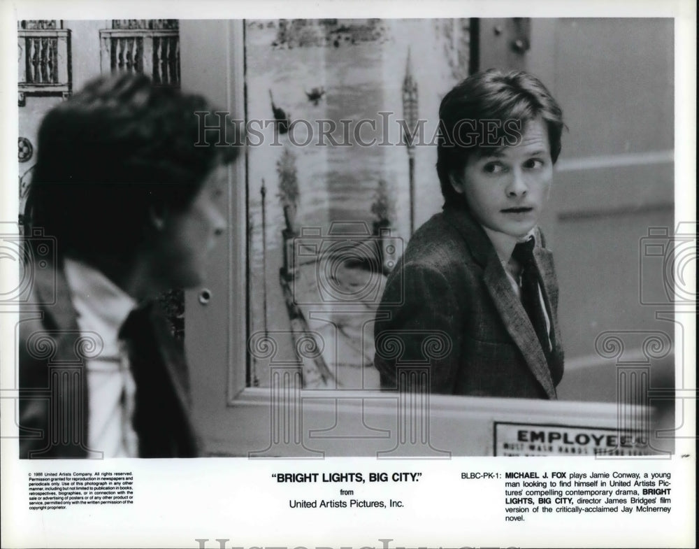 1988 Michael J Fox in Bright Lights, Big City  - Historic Images