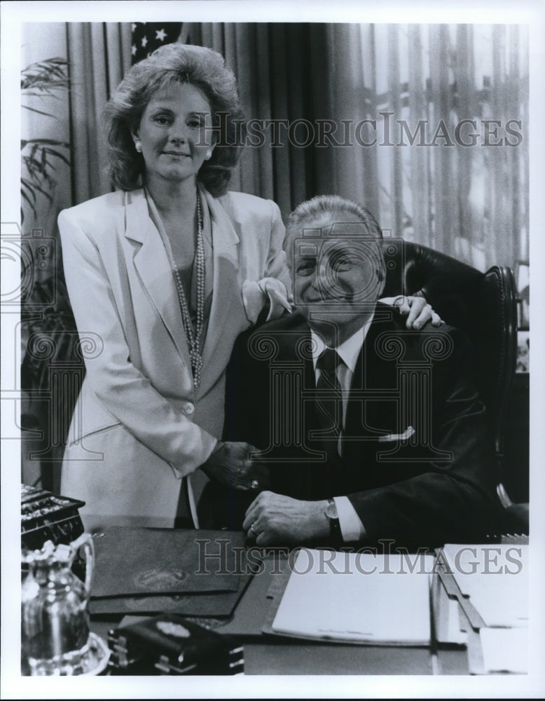 1987 George C. Scott and Carlin Glynn in Mr. President  - Historic Images