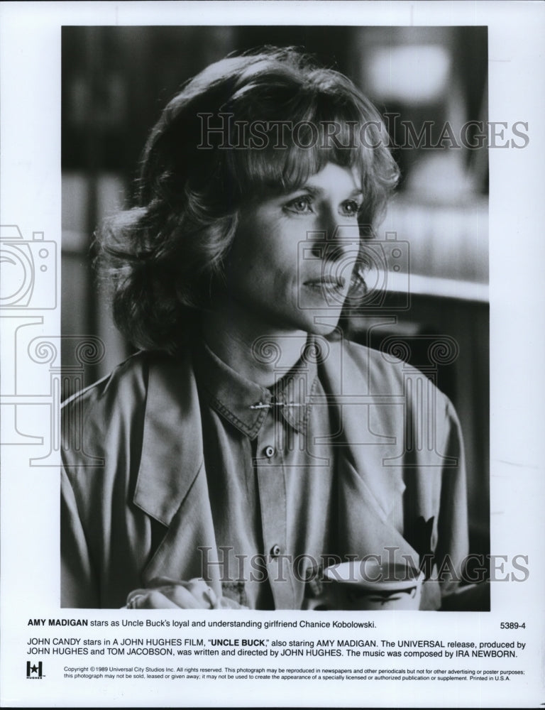 1989 Press Photo Amy Madigan in Uncle Buck - cvp31863 - Historic Images