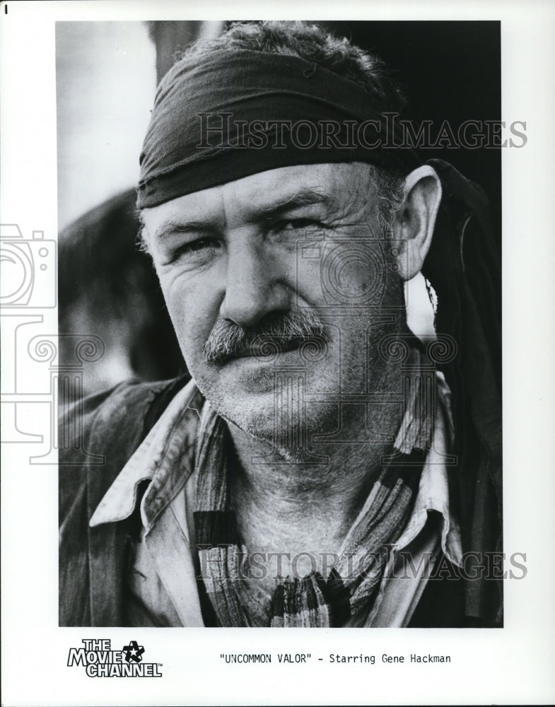 1987 Press Photo Gene Hackman Uncommon Valor - cvp31867 - Historic Images