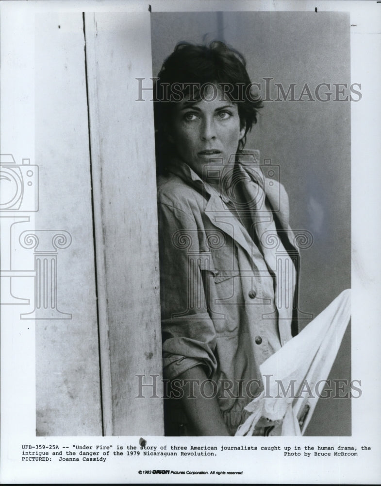 1983 Press Photo Joanna Cassidy in Under Fire - cvp31869-Historic Images