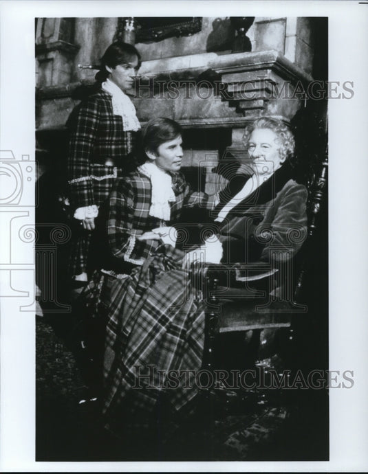 1953 Press Photo Richard Thomas, Michael York & John Gielgud Master of Ballantra - Historic Images