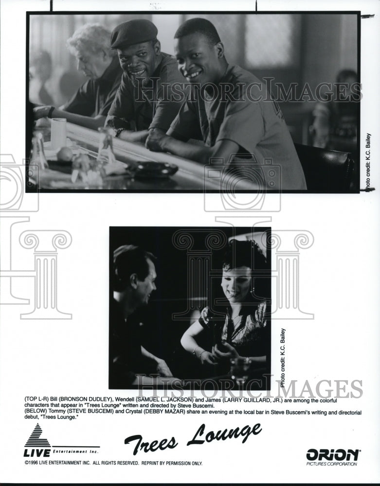 1996, Bronson Dudley Samuel L. Jackson Larry Guillard in Trees Lounge - Historic Images