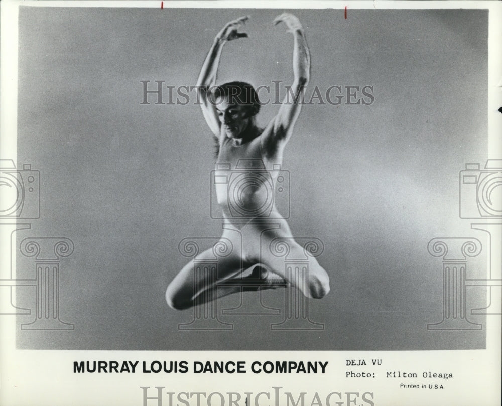 1980 Press Photo Murray Louis Murray Louis Dance Company - Historic Images