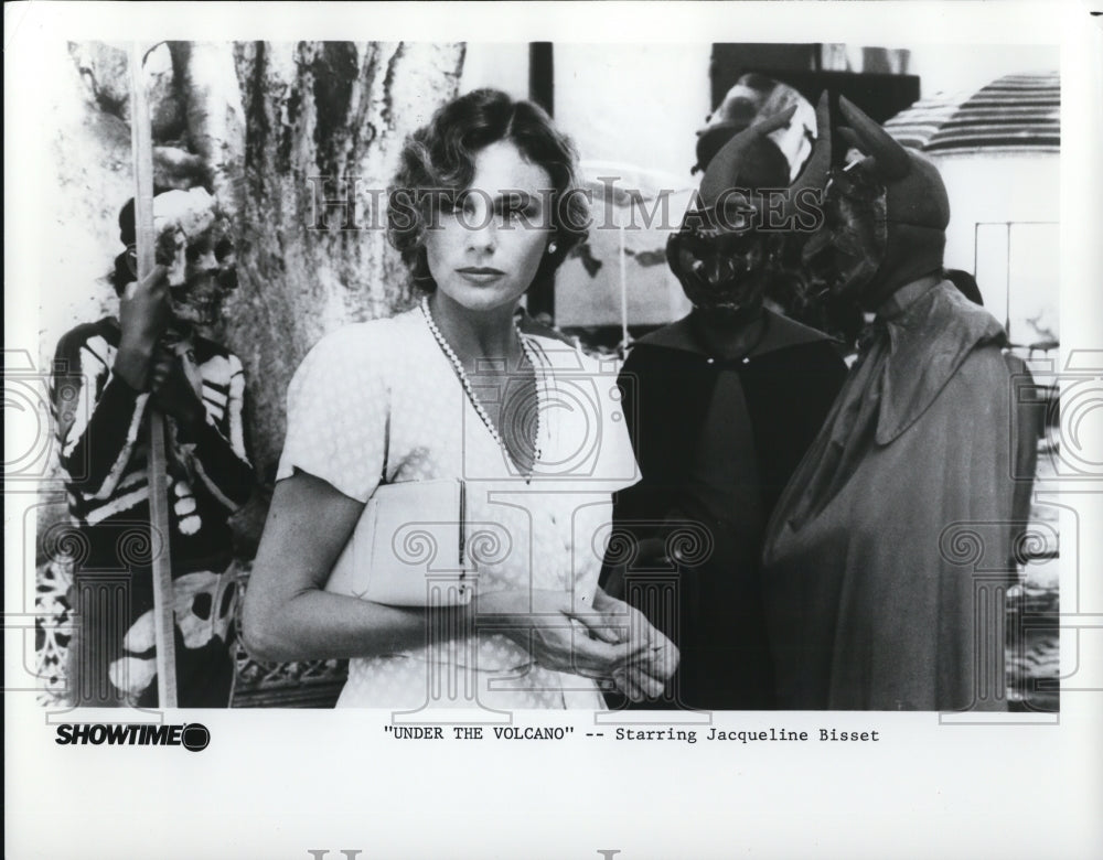1985 Press Photo Jacqueline Bisset stars in Under the Volcano - Historic Images