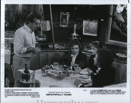 1989 Press Photo Howard Zieff Armand Assante Nastassja Kinski and Dudley Moore - Historic Images
