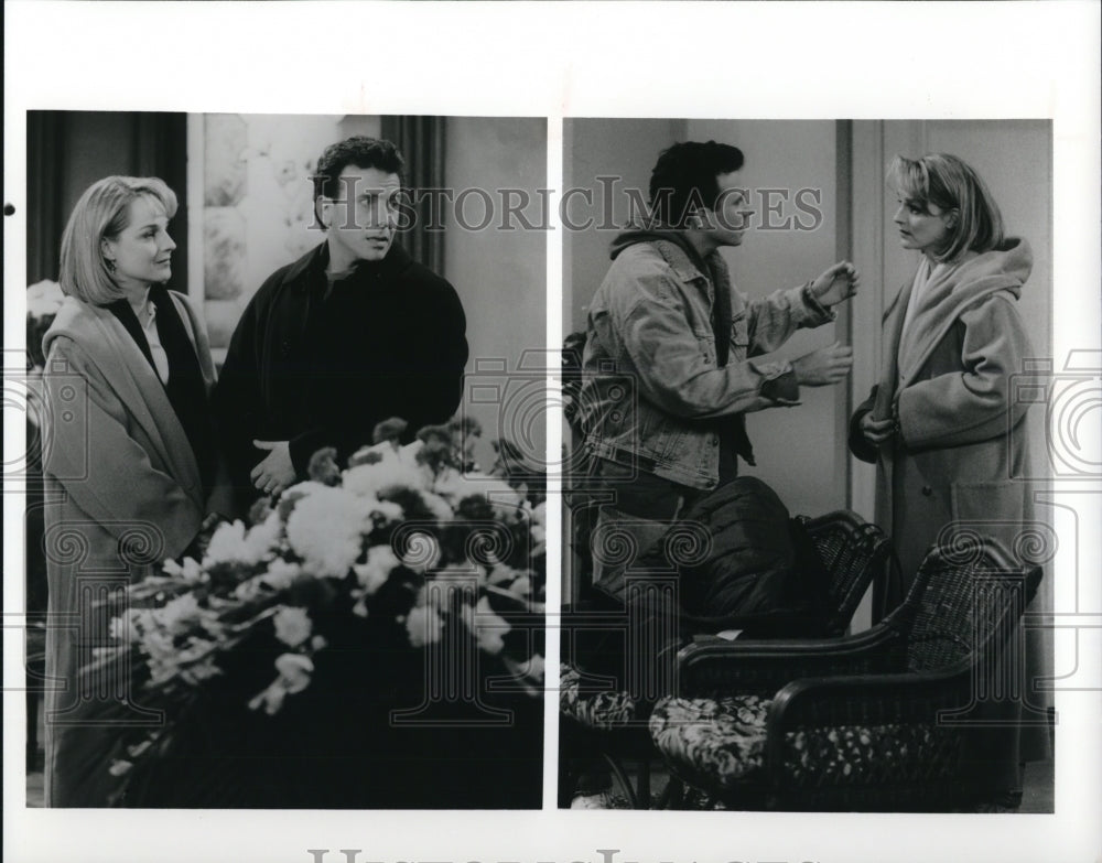Undated Press Photo Paul Reiser and Helen Hunt star in Mad About You TV show- Historic Images