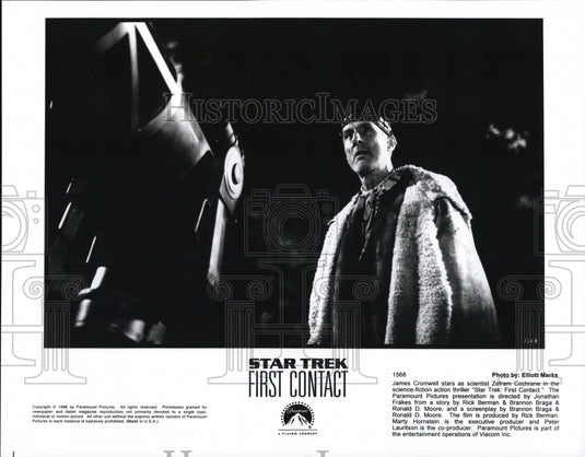 1996, James Cromwell as Zefram Cochrane in Star Trek First Contact - Historic Images