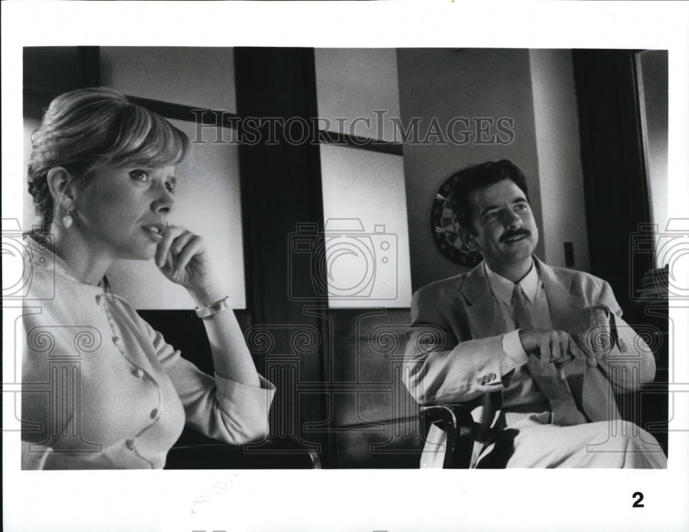 Undated Press Photo Griffine Dunne and Rosanna Arquette star in Search &amp; Destroy-Historic Images
