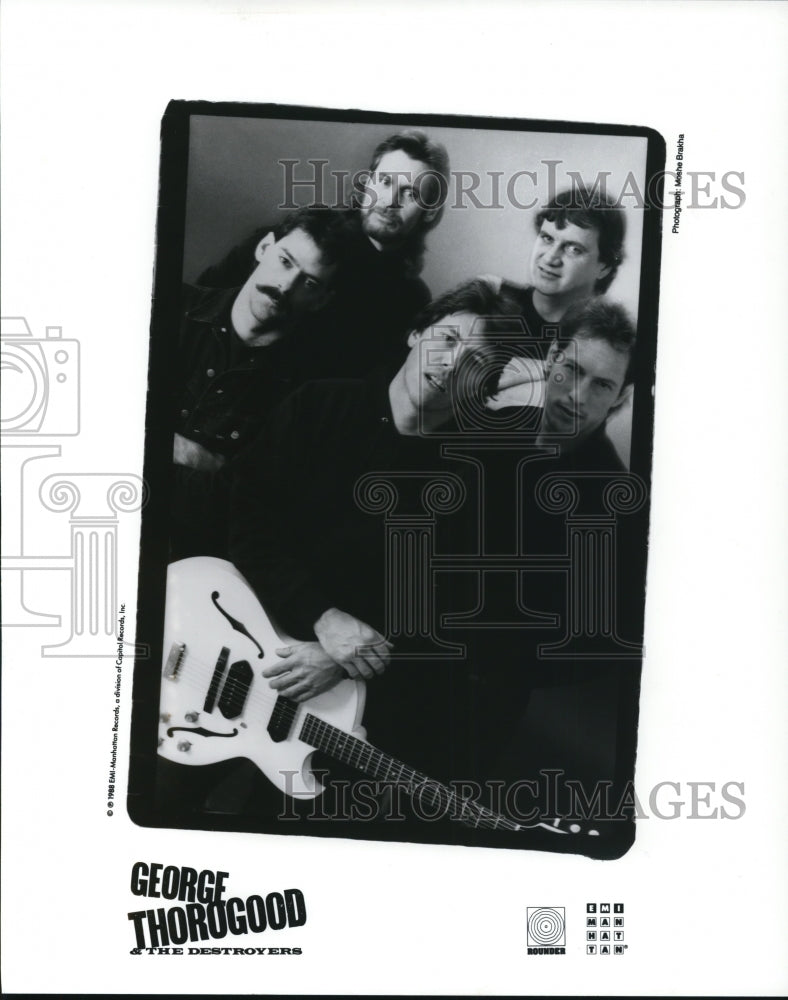 1989 Press Photo George Thorogood and The Destroyers - Historic Images