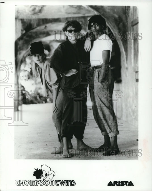 1984 Press Photo Thompson Twins - Historic Images