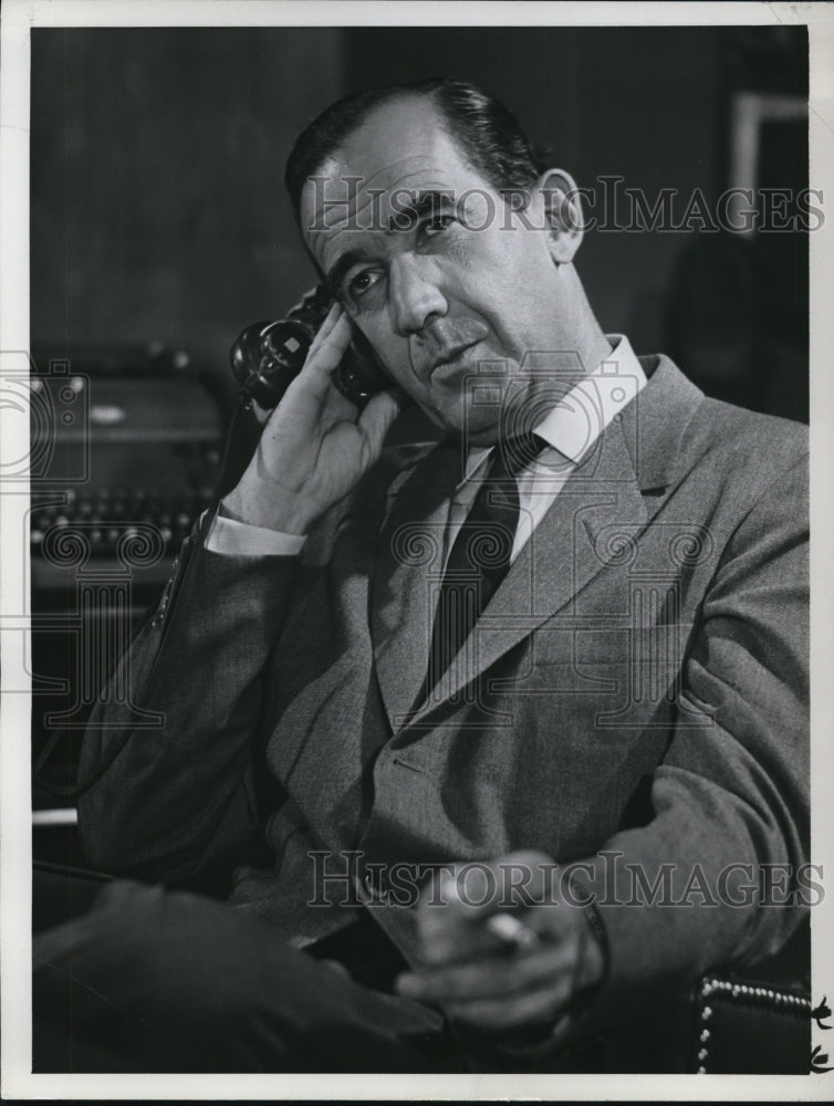 1966 Press Photo Ed R. Murrow in Small World - Historic Images