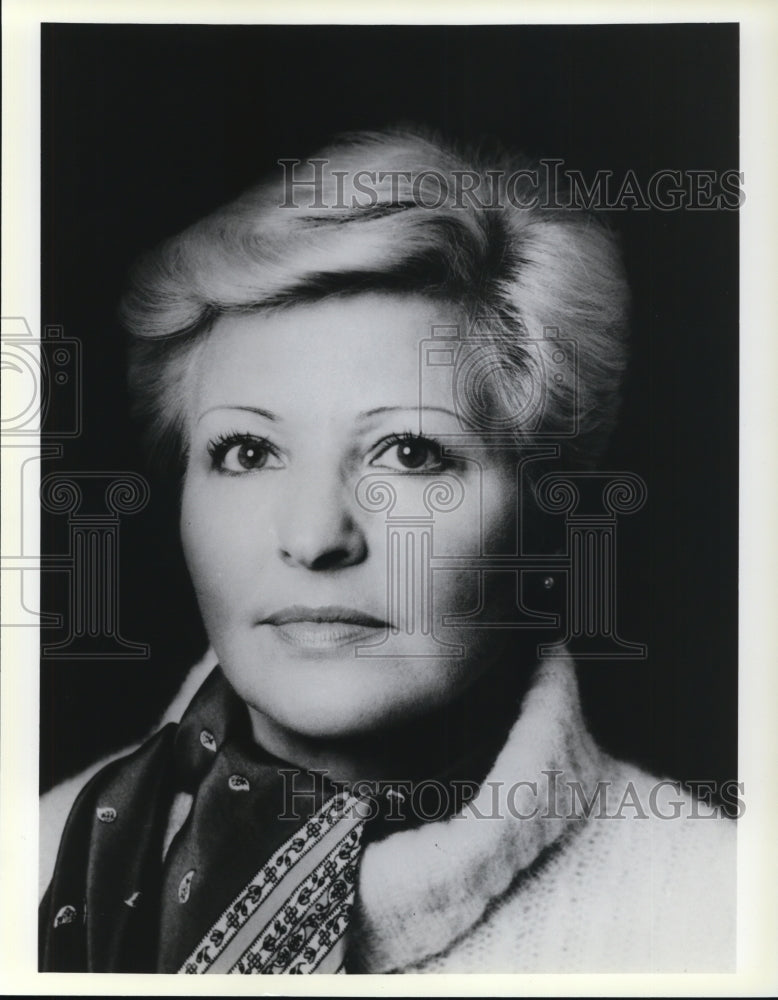 1985 Press Photo Soprano Pilar Lorengar - Historic Images