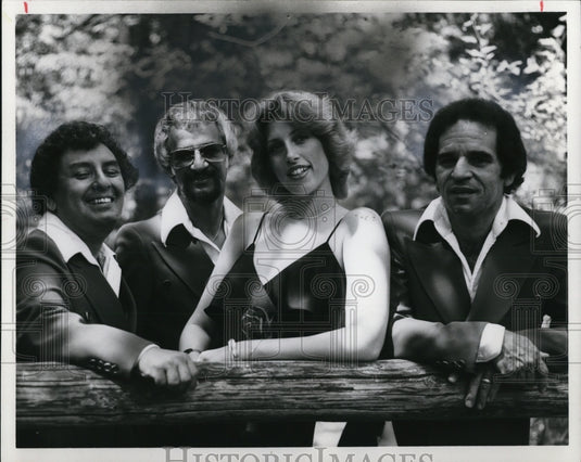 1979 Press Photo Jesse Lozano, Joe Neira, Marsha Dianna of The Snapshots - Historic Images