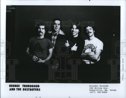 1985 Press Photo George Thorogood and the Destroyers - cvp32800-Historic Images