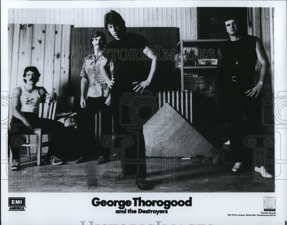1985 Press Photo George Thorogood and the Destroyers - Historic Images