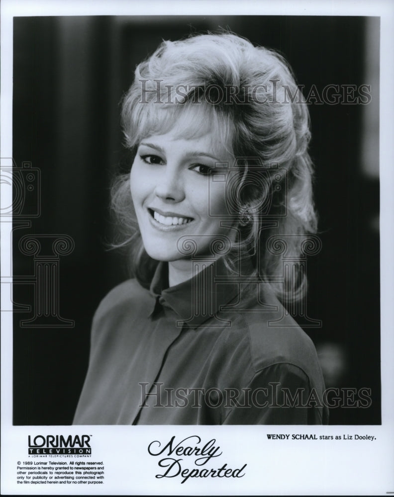 1989 Press Photo Wendy Schaal stars as Liz Dooley in Nearly Departed TV show- Historic Images