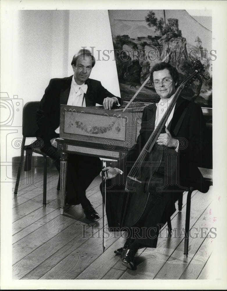 1984 Press Photo James Weave Kenneth Slowik Director Smithsonian Chamber Players - Historic Images