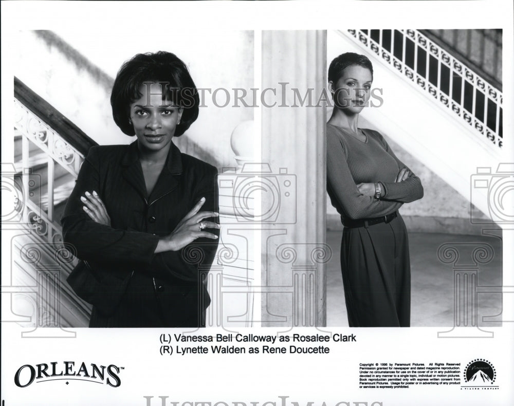 1996, Vanessa Bell Calloway and Lynette Walden in Orleans - cvp33047 - Historic Images