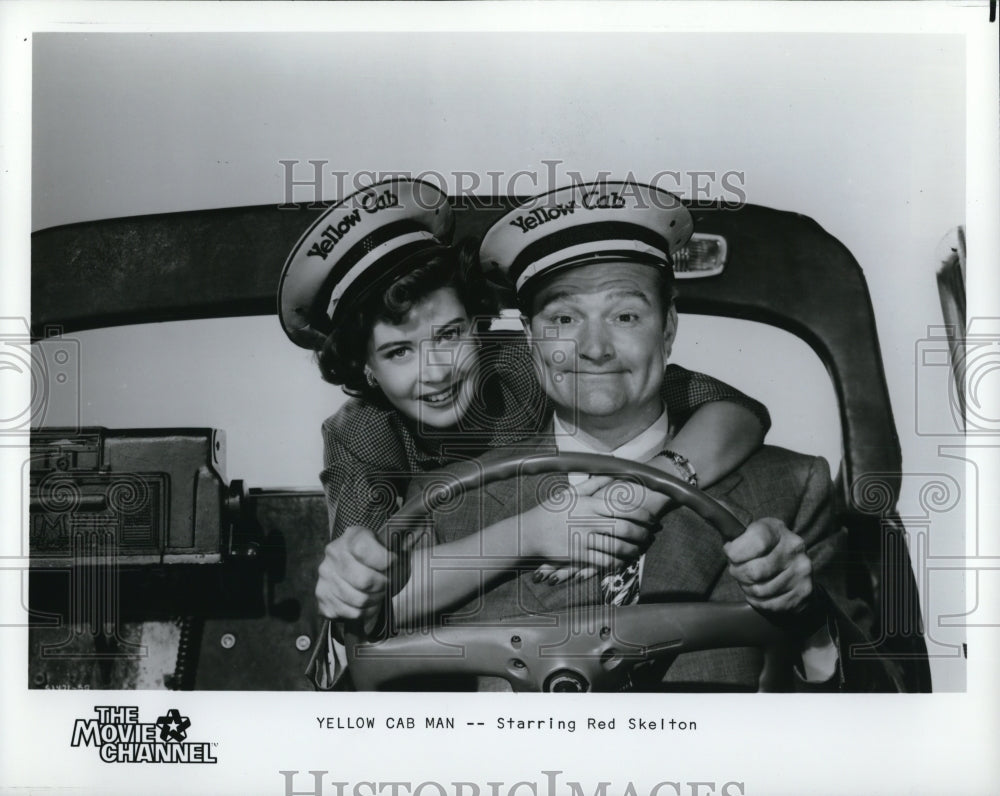 1986 Press Photo Red Skelton and Gloria De Haven in Yellow Cab Man Movie Film - Historic Images