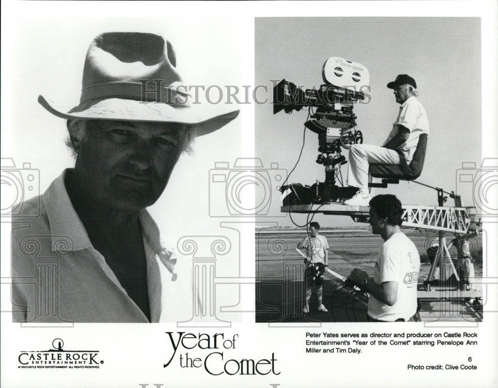 1993, Director Peter Yates in Year of the Comet - cvp33085 - Historic Images