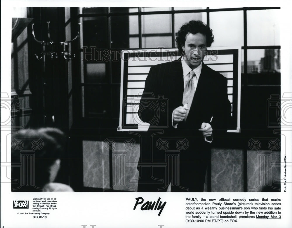 1997 Press Photo pauly Shore&#39;s in Pauly - cvp33124 - Historic Images