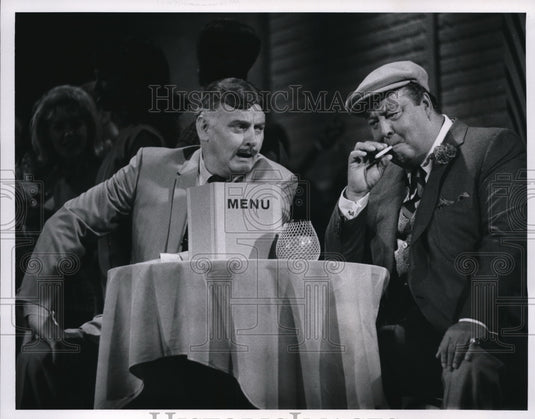 1966 Press Photo Jackie Gleason Art Carney The Jackie Gleason Show - Historic Images