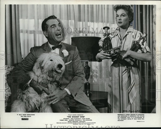 1968 Press Photo Fred MacMurray in The Shaggy Dog - cvp33220-Historic Images