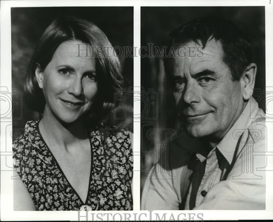 1977 Press Photo Julie Harris & Glenn Ford in The Family Holvak - Historic Images