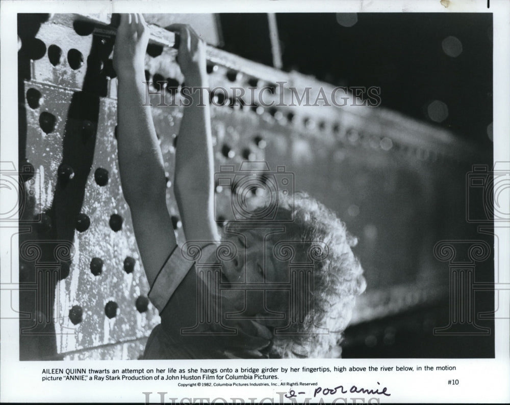 1982 Press Photo Aileen Quinn in Annie - cvp33408 - Historic Images
