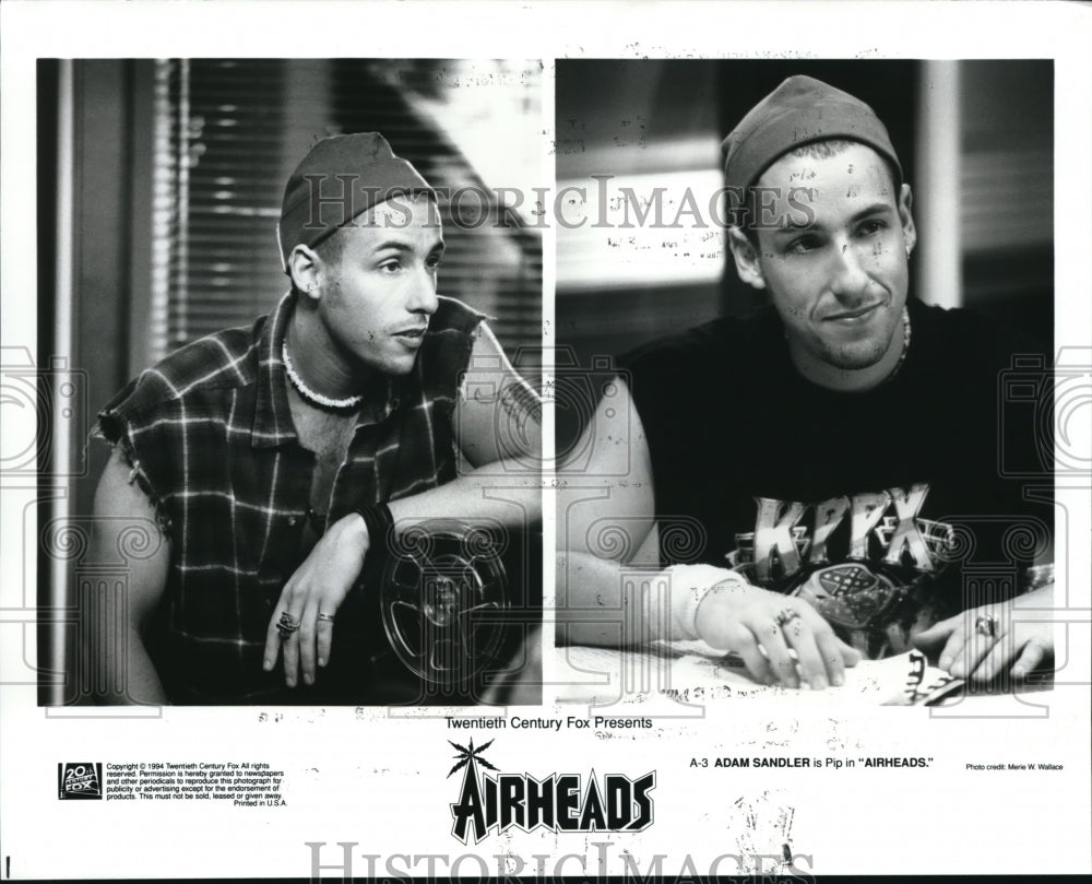 1994 Press Photo Adam Sandler in Airheads - cvp33415 - Historic Images