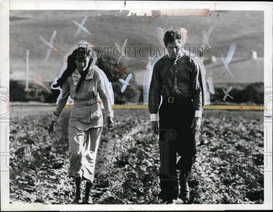 1981 Press Photo Karen Allen & Sam Bottoms in John's Steinbeck East of Eden - Historic Images