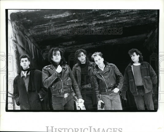 1986 Press Photo Brian Setzer Band - cvp33643 - Historic Images
