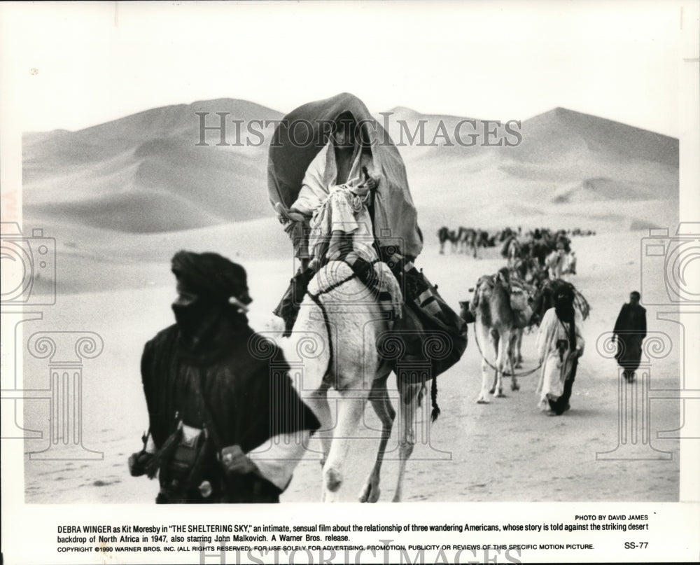 1991 Press Photo Debra Winger in The Sheltering Ski - cvp33843 - Historic Images