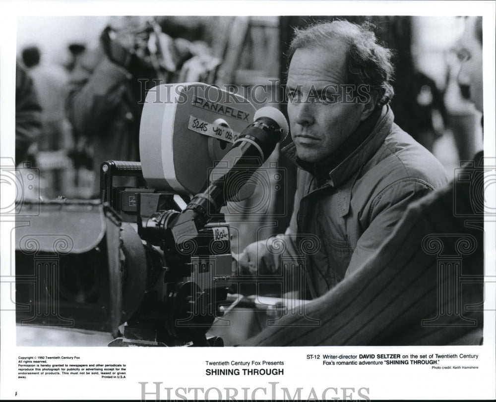 1992 Press Photo Writer-Director David Seltzer in Shining Through - cvp33844 - Historic Images