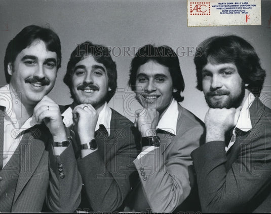 1982 Press Photo Ray and Mike Forenci Jim Jaracz and Tim Powell of Sierra band - Historic Images