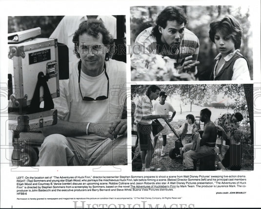 1993, Stephen Sommers Elijah Wood The Adventures of Huck Finn - Historic Images