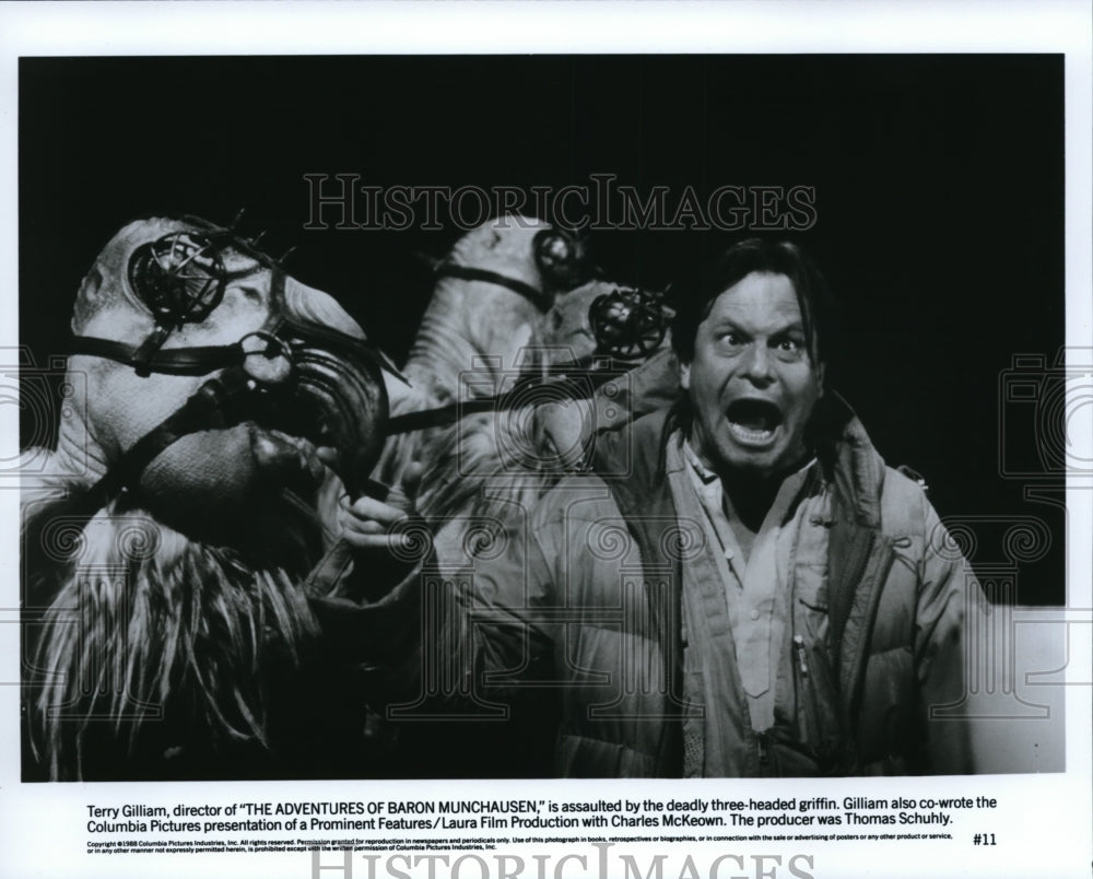 1988 Press Photo Terry Gilliam Director of The Adventures of Baron Munchausen - Historic Images