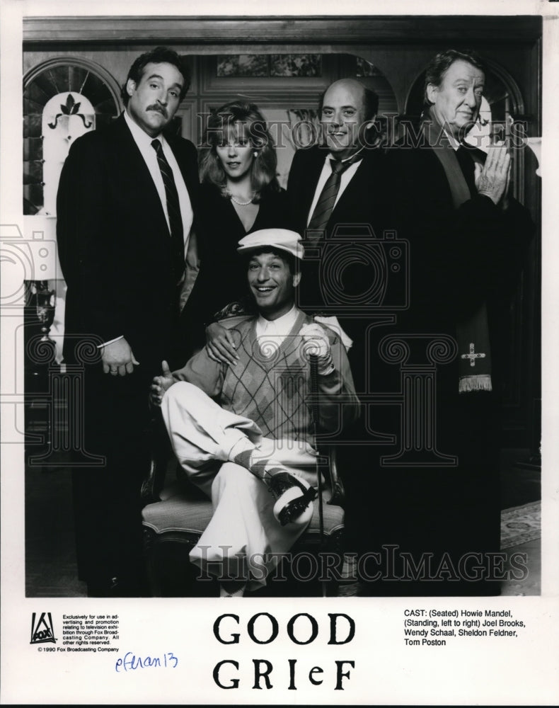 1990 Press Photo Good Grief Howie Mandel Joel Brooks Wendy Schaal Sheldon Feldne - Historic Images