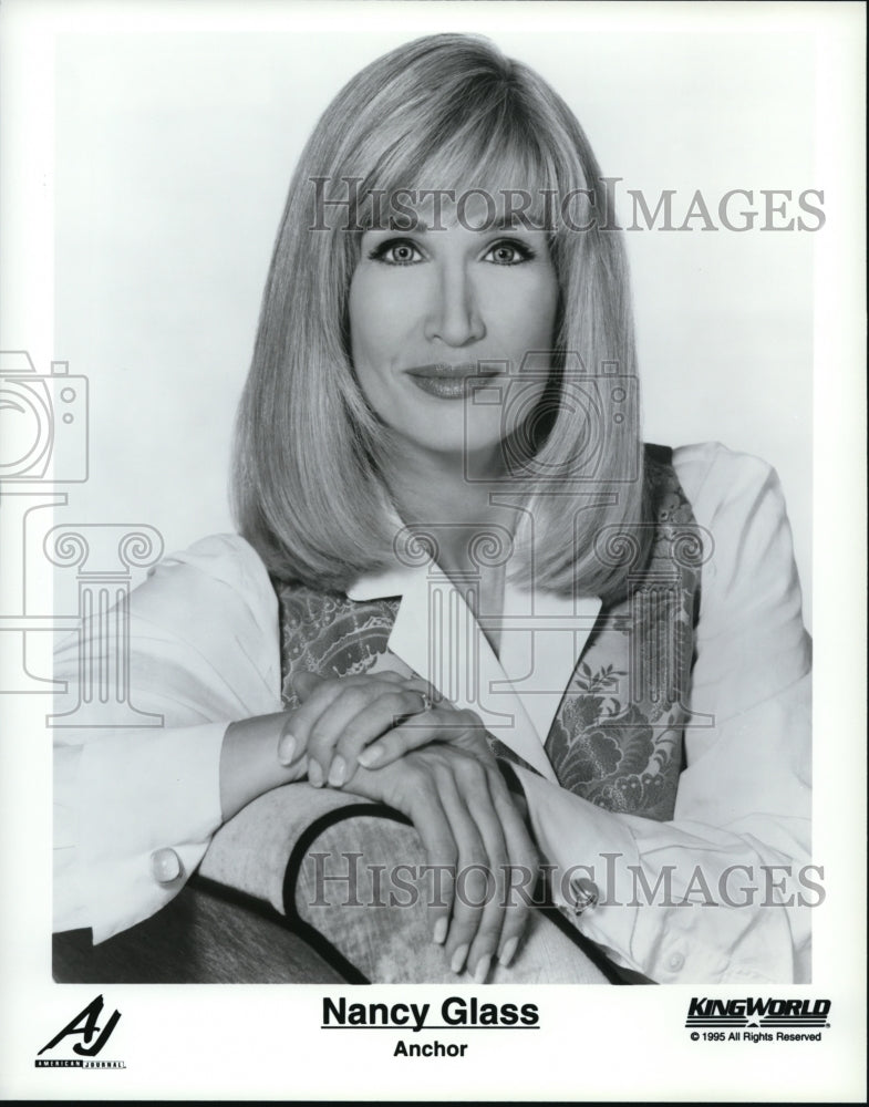 1995 Press Photo News Anchor Nancy Glass - cvp34158 - Historic Images