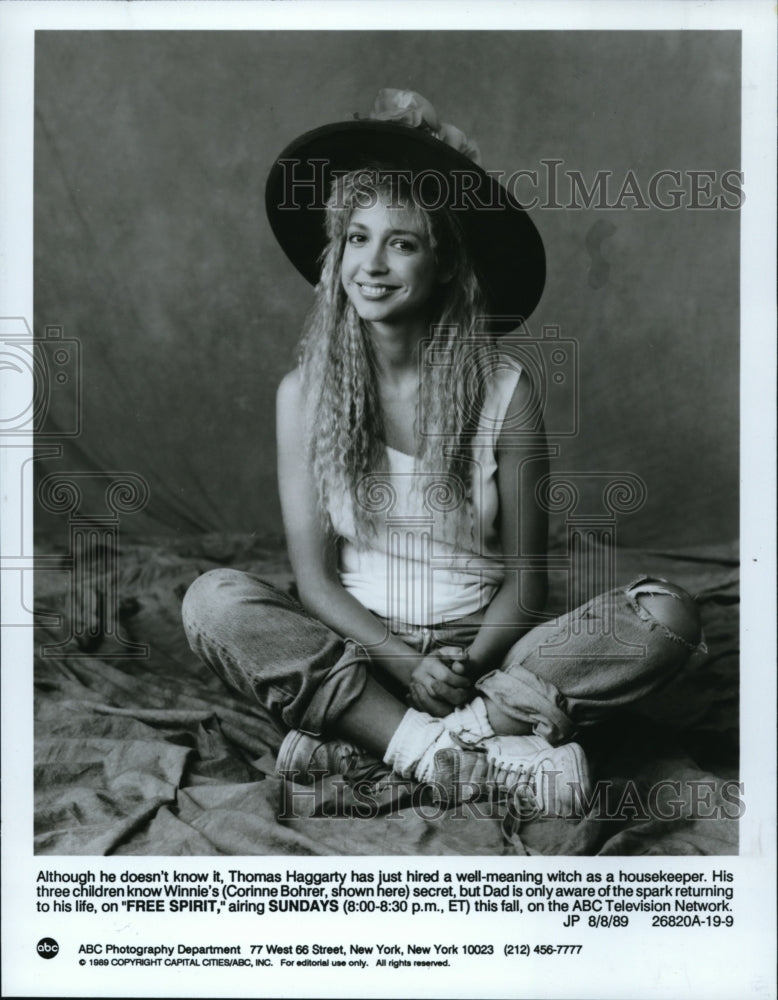 1989 Press Photo Corinne Bohrer stars as Winnie on Free Spirit - cvp34215- Historic Images