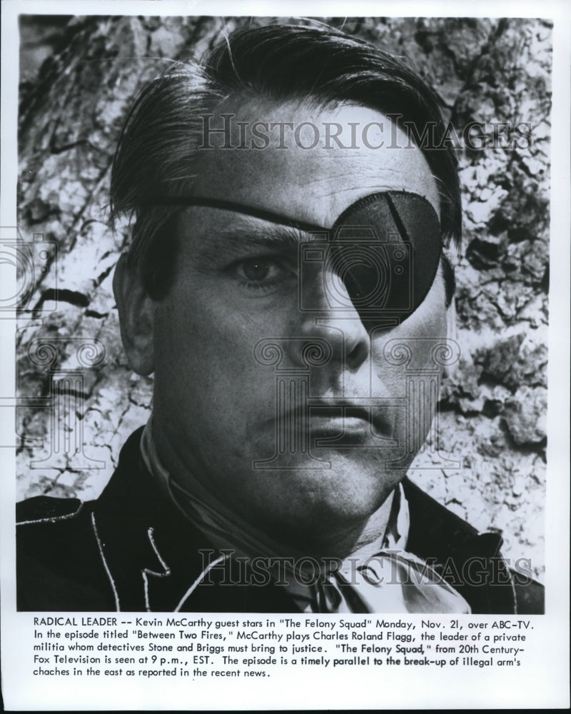 1966 Press Photo Kevin McCarthy in The Felony Squad - cvp34279-Historic Images