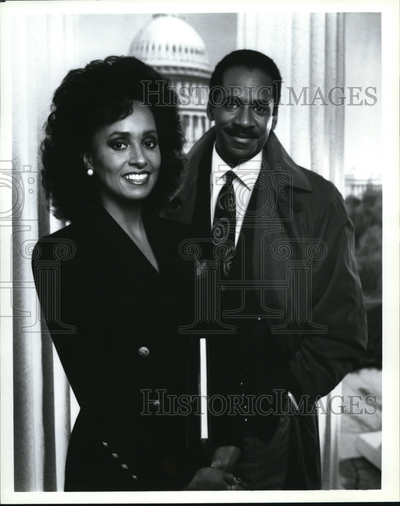 Undated Press Photo Tim Reid and Daphne Maxwell Reid star in Frank&#39;s Place- Historic Images