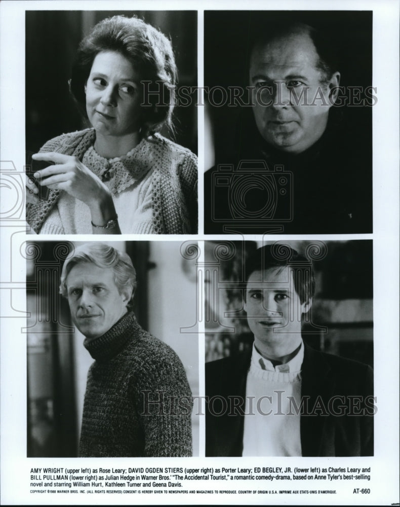 Press Photo Ed Begley, Jr., David Ogden Stiers, and Amy Wright star in Warner-Historic Images