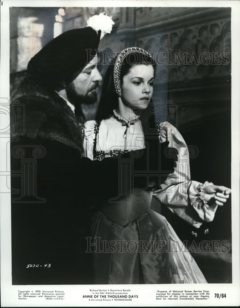 1970 Press Photo Movie Annie of the Thousand Days - Historic Images