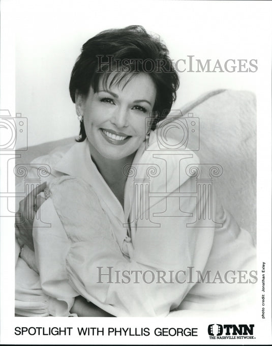Press Photo TNN presents Spotlight With Phyllis George - cvp34505-Historic Images