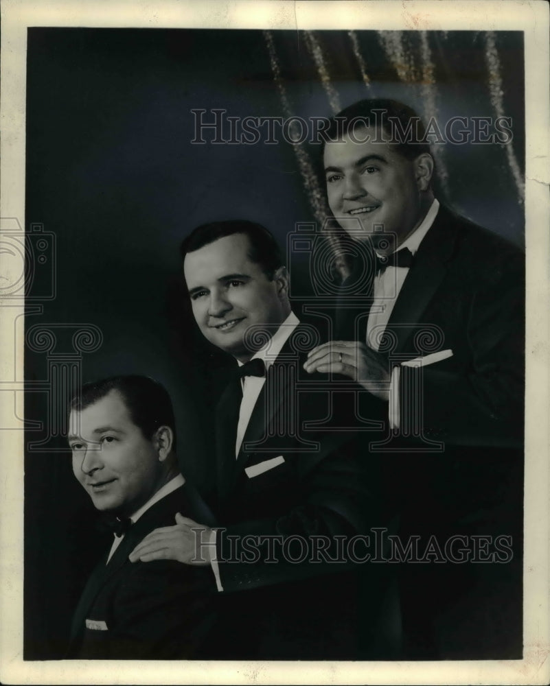 1961 Press Photo Carl Paradiso Joseph Luizzo George DiPaulo in Three Allegros - Historic Images